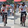 Photos: Jared Leto Breaks The Law By Riding Bicycle On Sidewalk